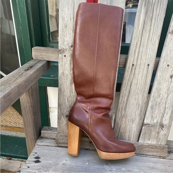 Stella McCartney Knee High Boot Heels in brown EU35.5 - Picture 5 of 13